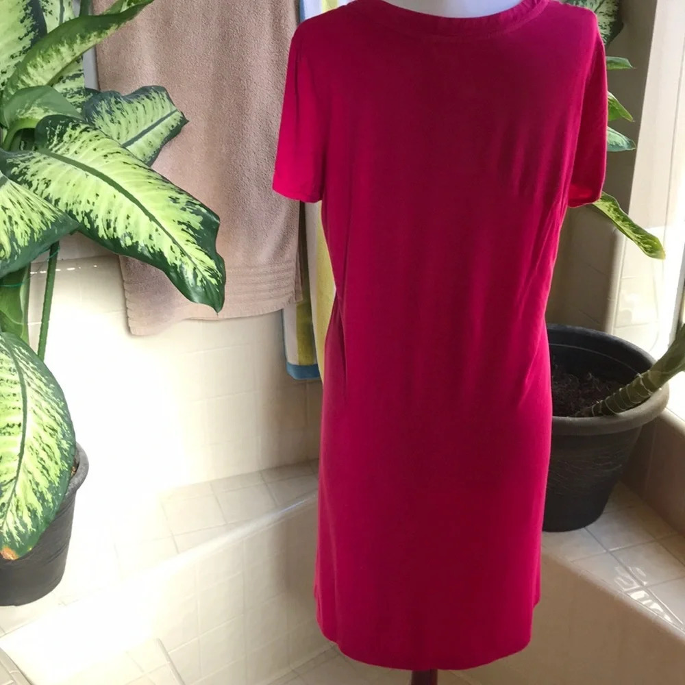 Soma hot pink loungewear sleep shirt with heart - Picture 3 of 6